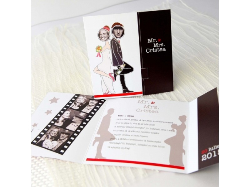 Invitatie De Nunta Mr Mrs Smith 32626 Deluxe Cards